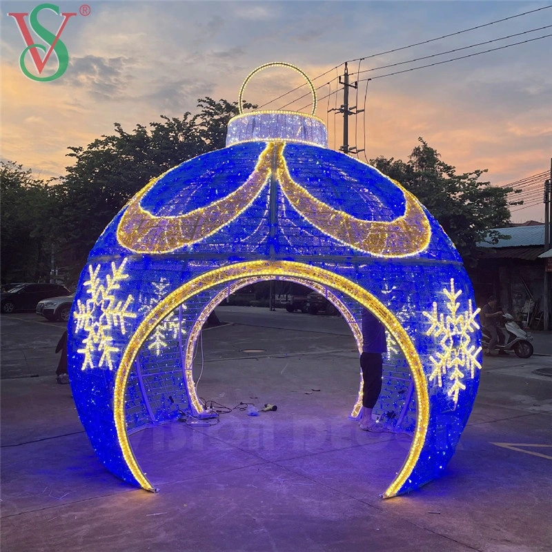 Outdoor LED Decoration Christmas Ornament Light 3D Ball Motif Light