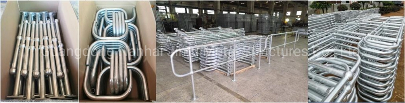 Pre-Fabricated Ms Steel Handrail Panels Powder Coated Y14 Yellow