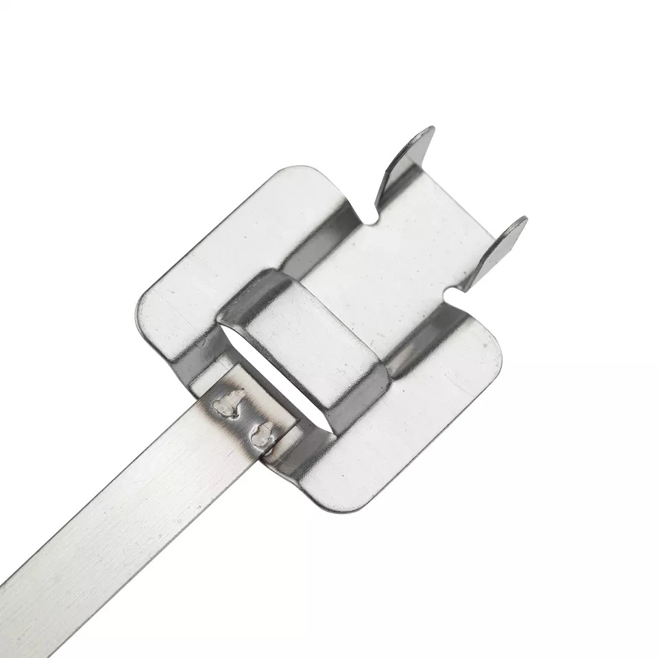 300mm*4.6mm (100-Pack) Self Locking Ball Lock Cable Ties Length Can Be Customized Stainless Steel Ties