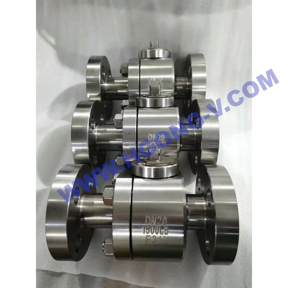 DIN/ANSI JIS Stainless Steel 316 Forged Casting A105 Wcb 304 Wom Gear Flange Ball Valve