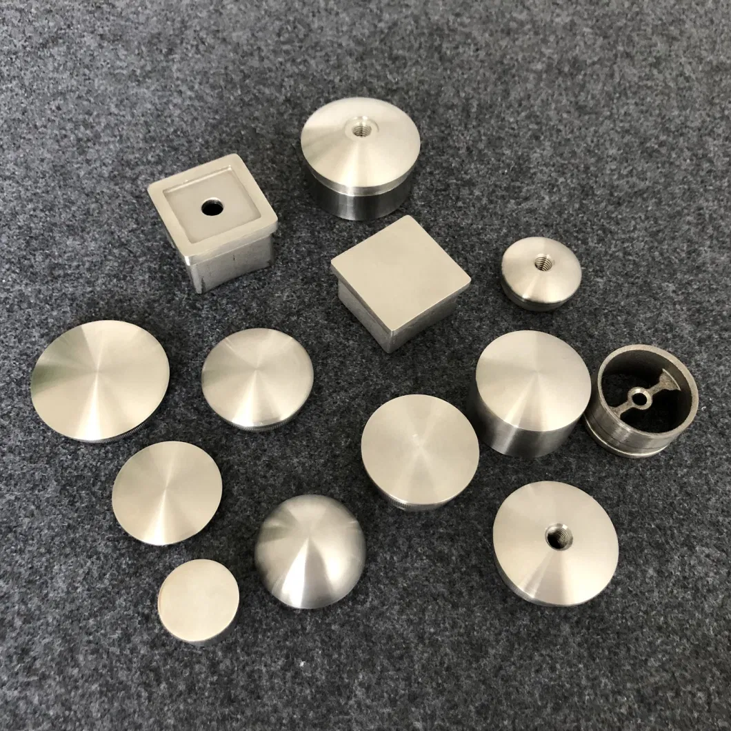 Railing Fitting Stainless Steel Cast Investment Casting Handrail Tube End Caps