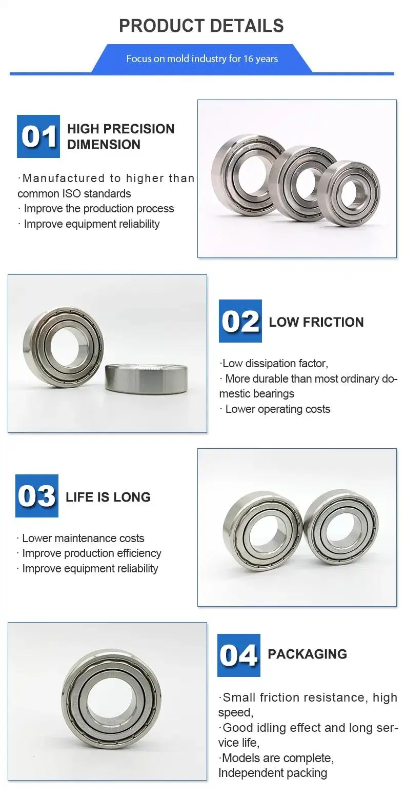 Lyr12 6202 Low Noise High Precision Deep Groove Ball Stainless Steel Bearing China