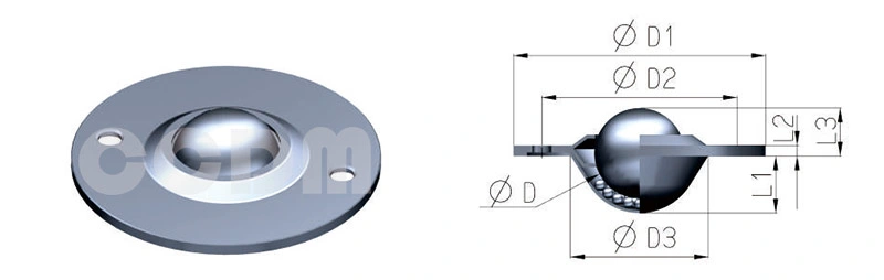 China Wholesale Heavy Duty Conveyor Ball Transfer Unit Universal Ball