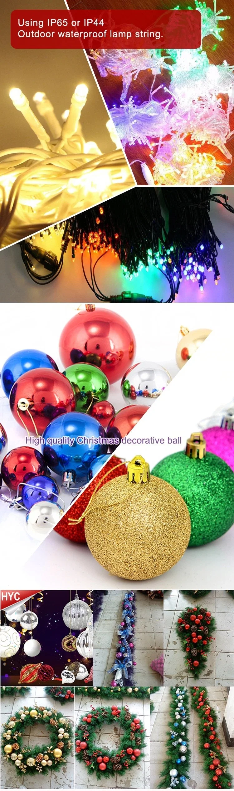 20FT Giant Christmas Ball Aech for Roundabout/ 3m Giant Christmas Arch Ball