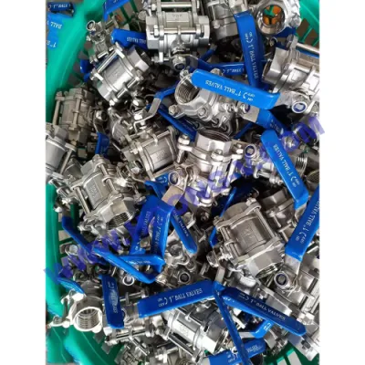 ANSI/DIN/JIS Innengewinde 150lb BSP SS Edelstahl 1PC 2pc 3PC Kugelventil mit Gewinde