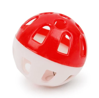 Double Color Ball Pet Hollow Bell Ball Cat Spielzeug