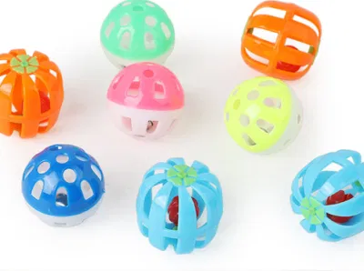 Double Color Ball Pet Hollow Bell Ball Cat Spielzeug