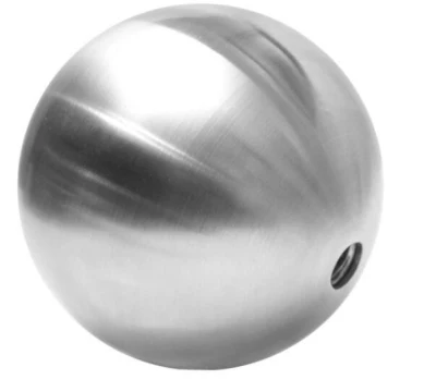  10mm-2000mm Handlauf zur Befestigung mit Gewindebohrung aus massivem und hohlem Edelstahl Ball