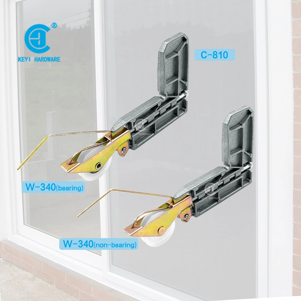 Keyi Metal W-304 Screen Door Steel Ball Bearing Roller