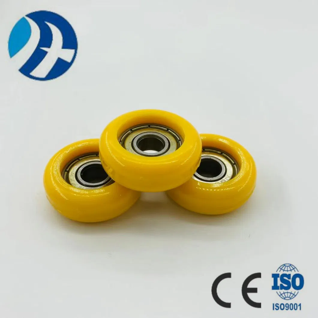 Smooth Low Noise and High Precision Deep Groove Ball Round Bearing High Precision Single Row Stainless Steel Pulley