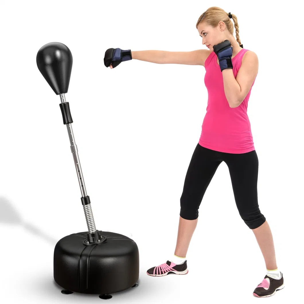 Amazon Hot Seling Home Fitness Training Adjustable Height Stand Speed Ball