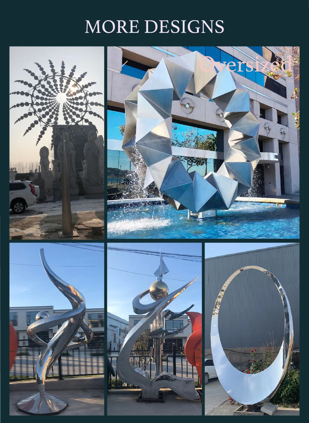 Blve Large Outdoor Art Mirror Polishing Metal Ball Statue Stainless Steel Garden Sphere Sculpture