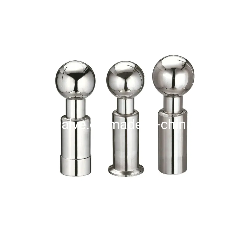 Sanitary Stainless Steel Weld/Thread Fixed Spray Ball