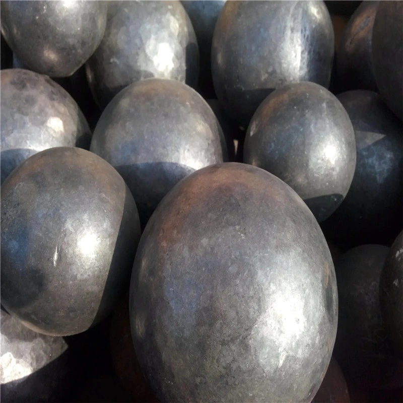 ISO Certificate Cr Element B2 B3 High Impact Toughness Forging Customized 60-65 HRC Black Forged Steel Ball/Cast Steel Ball for Ball Mining
