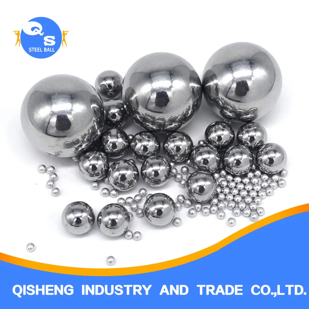 Factory Direct Sales Low Carbon Steel Ball AISI1010 9.0mm 9.525mm 3/8 G100 for Conveyors.