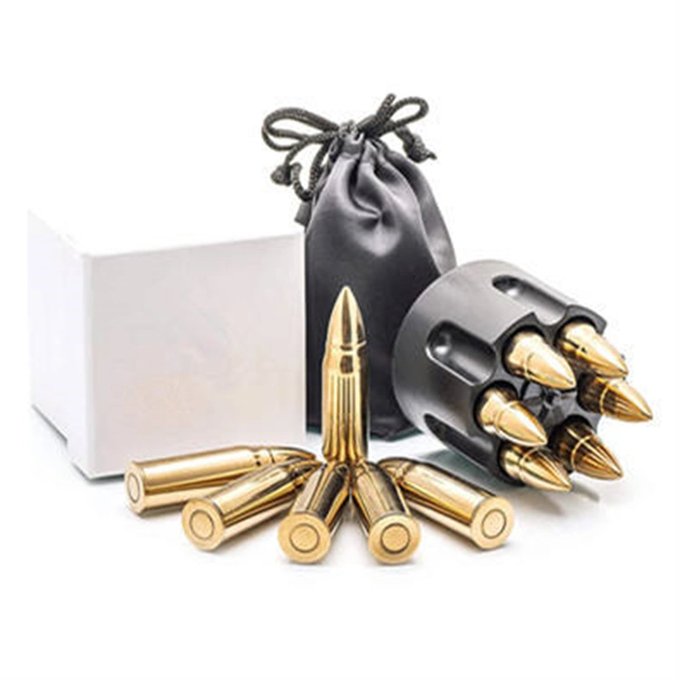 Experience Top-Quality Whiskey with Our Stainless Steel Bullet Chilling Stones