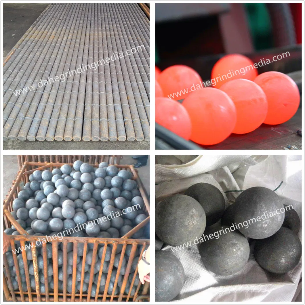 Good Wear Rate Hot Rolled Steel Grinding Mill Ball for Metal Mines and Cement Plants