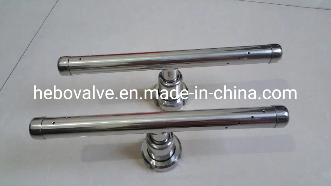 Sanitary Stainless Steel Weld/Thread Fixed Spray Ball