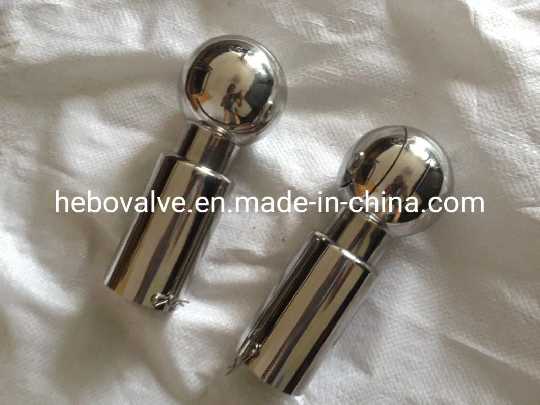 Sanitary Stainless Steel Weld/Thread Fixed Spray Ball