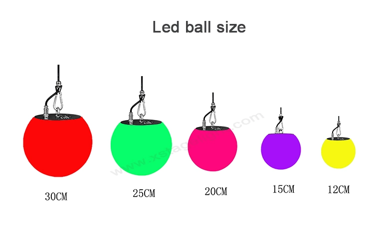 Club Supplies Flying Balls Show Color Kinetics Dancing Balls Show