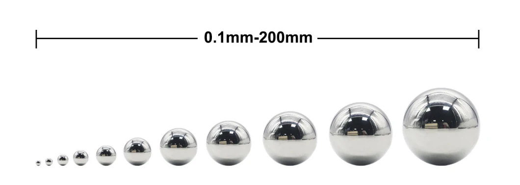 2.0mm-25.4mm G10-G2000 Stainless /Chrome /Carbon Steel Balls AISI 52100/ 100cr6/ 100c6/ Suj2/ Wks 1.3505/ Gcr15 Bearing Steel Balls