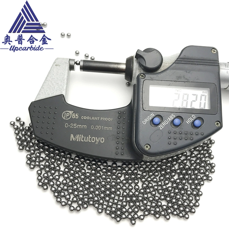 Anti-Bending 6%Cobalt Tungsten Carbide Balls Yg6 2.82mm for Precision Bearing