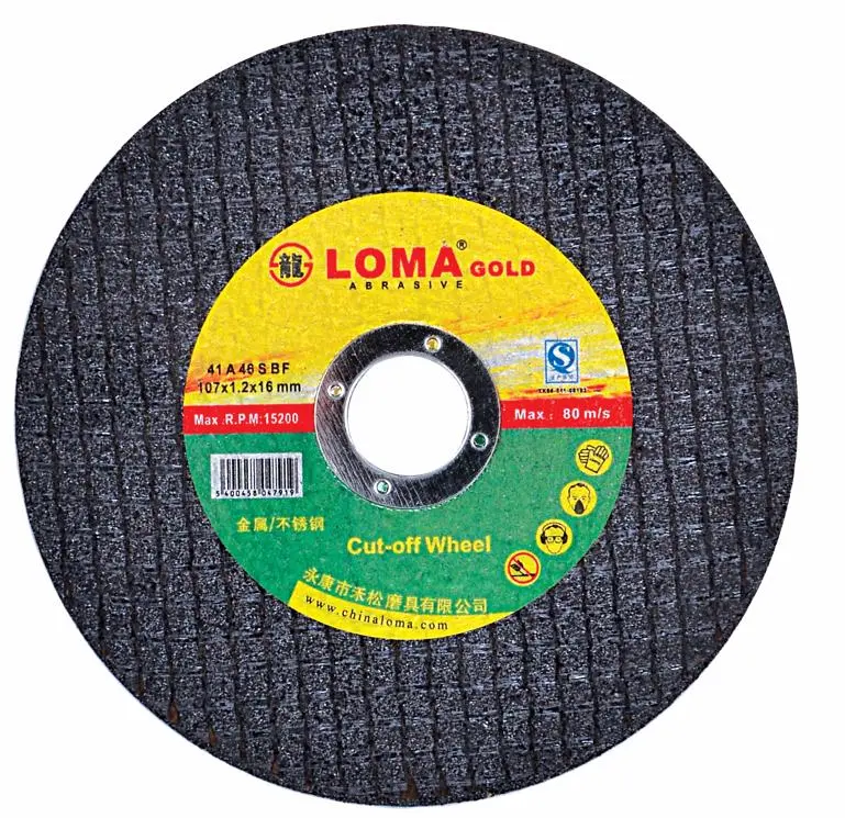 Steel Cut off Wheel Cutting Disc Abrasive Green Color 4inch