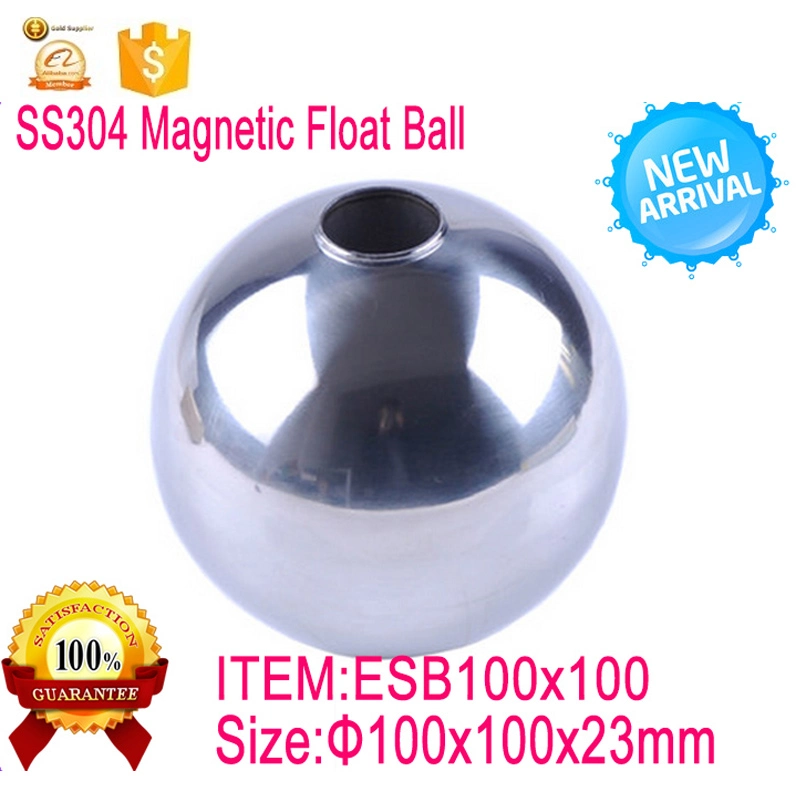 SS304 Stainless Steel Magnetic Float Balleco-Friendly Hollow Ss Float Ball for Float Ball Esb100X100X23mm Hot Selling