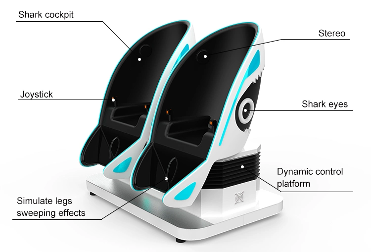 Vr Immersive Hall Entertainment Machine 9d Vr Egg 2 Seat