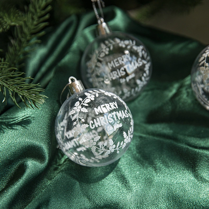 Wholesale Christmas Colorful Decorative Hanging Balls Christmas Tree Christmas Balls