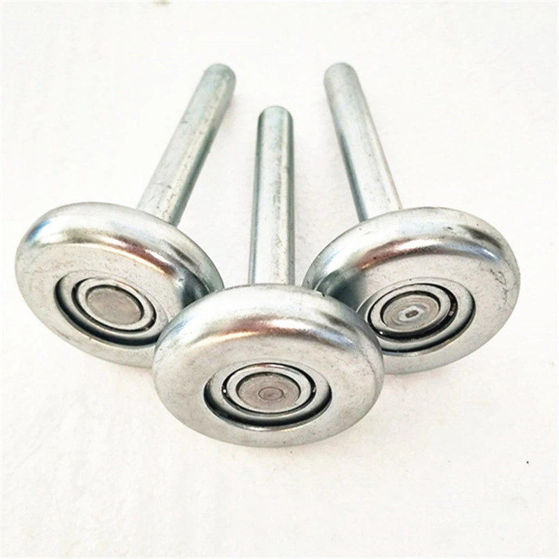 Slivery 10 Balls 46*105mm Steel Roller Belong Garage Door/Gate Hardware Accessories/Parts Pulley/Roller for Building Materials Door and Window Hardware