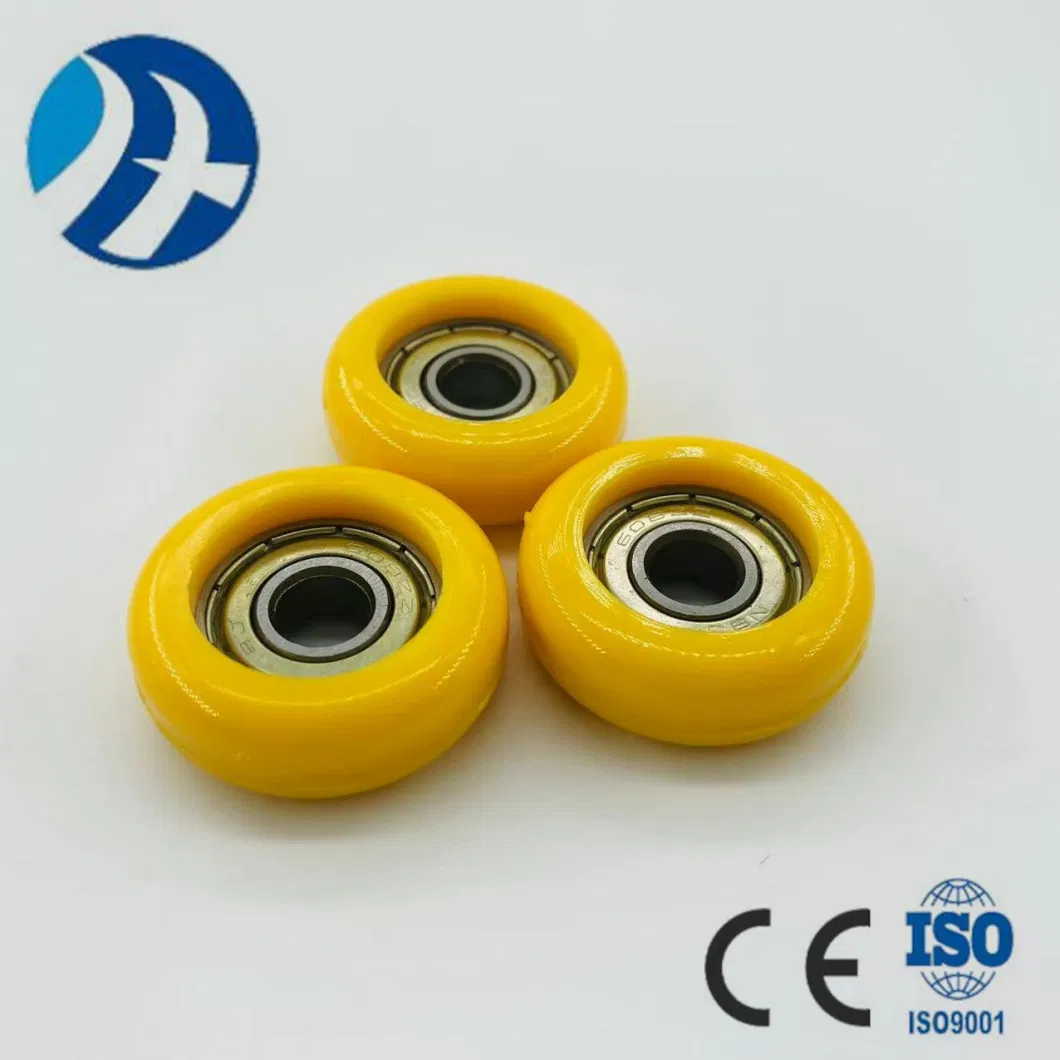 Smooth Low Noise and High Precision Deep Groove Ball Round Bearing High Precision Single Row Stainless Steel Pulley