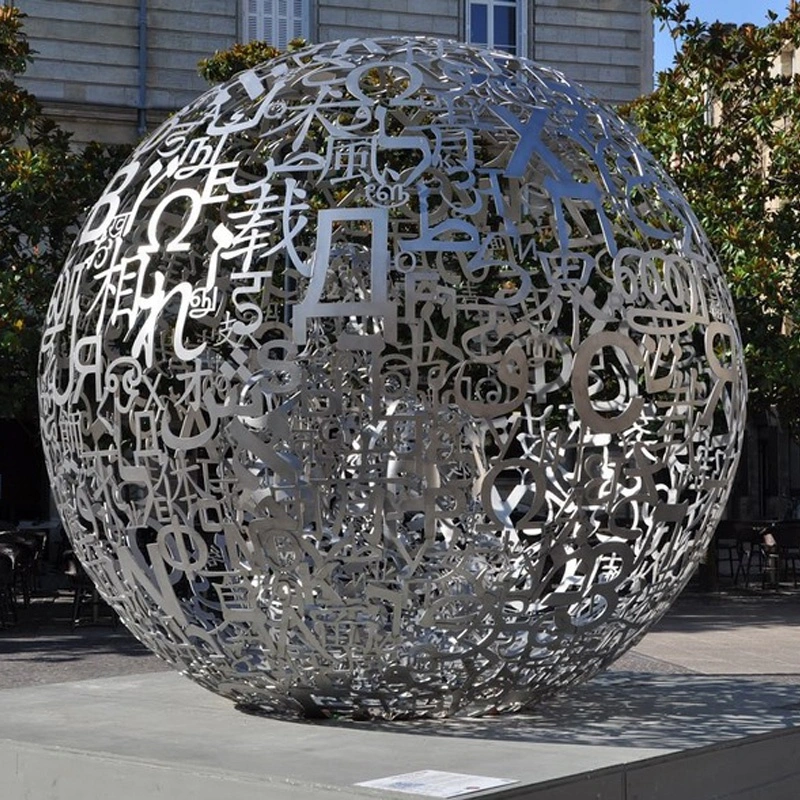 Custom Design Large Metal Ball Sculpture