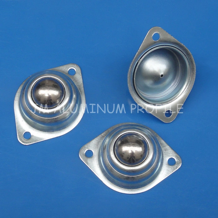 2 Hole Mounted Flange Ball Transfer Units Metal Universal Ball