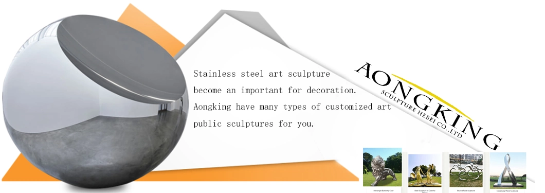 Outdoor Large Fashionable Decor Rusted Corten Steel Hollow Sphere Statue for Sale