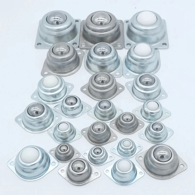 Stainless Steel Ball Roller Universal Press in Steel Ball Caster Ball Rollers Transfer Unit