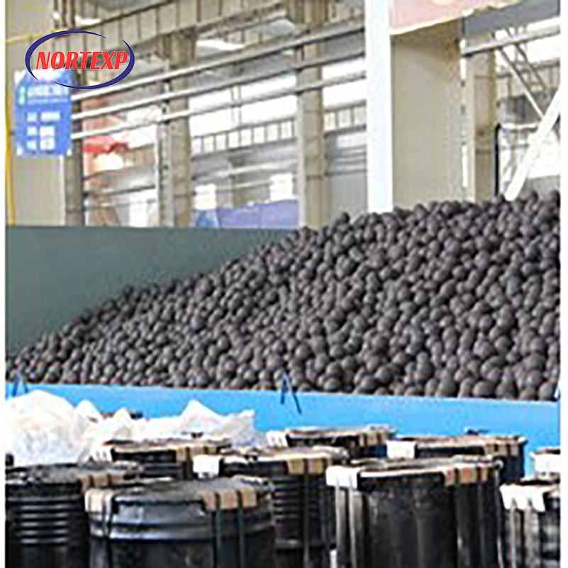 Factory 20-100mm Steel Forged and Casting Copper Ore Grinding Media Ball for Ball Mill Machine for Cement Plant Mine