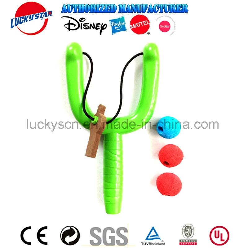 New Cheap Promotion Gift with U-Shaped Slingshot Plastic Toy