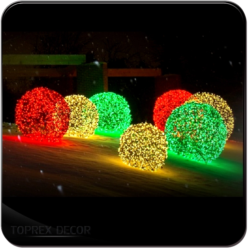 Toprex Outdoor Decorations Wedding Waterproof Cold Light up Beach LED Giant Ball