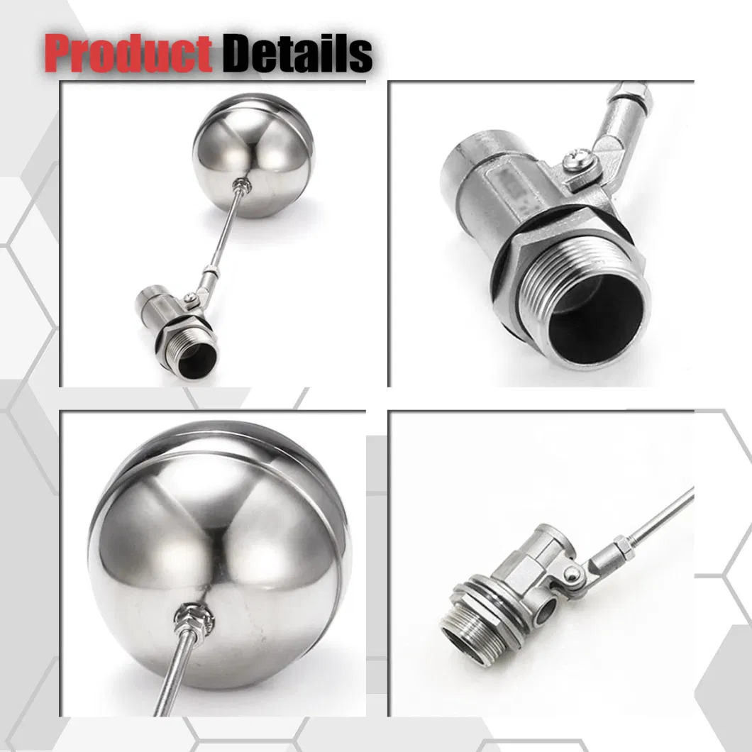 Stainless Steel Industrial High-Temperature Flange Water Tank Floating Ball