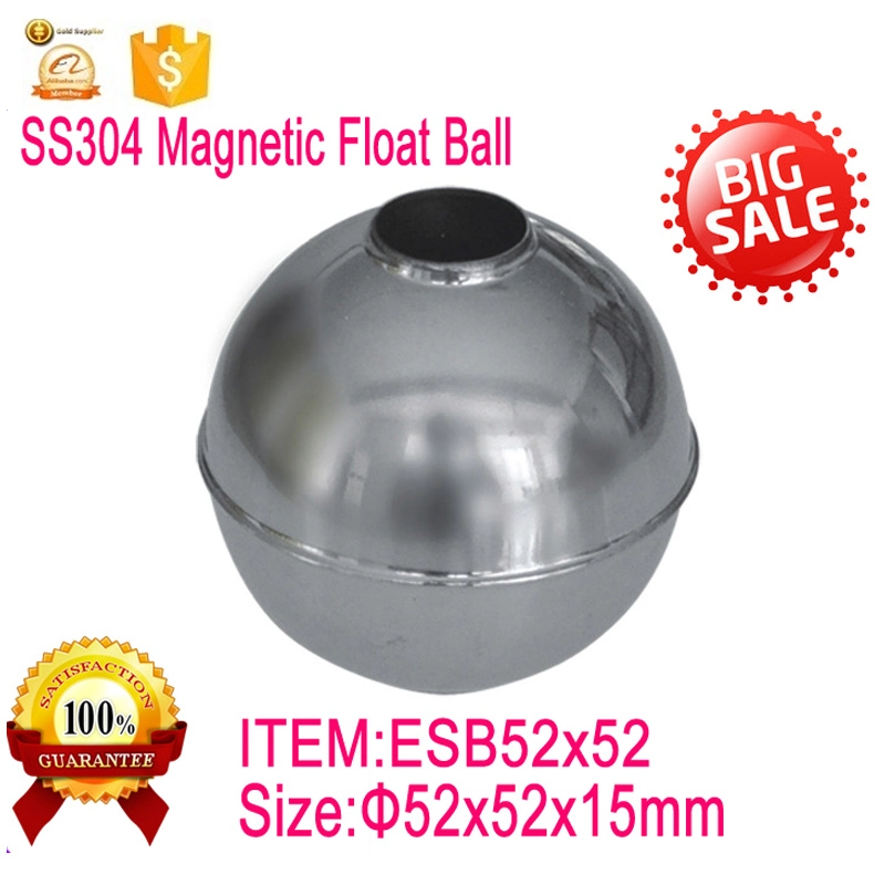 High Quality SS304 Stainless Steel Magnetic Float Ball for Water Sensor Esb52X52X15mm Hot Selling