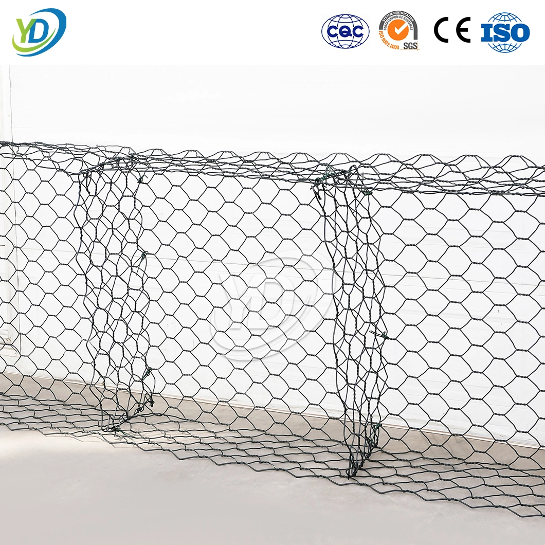 Yeeda Gabion Netting China Factory Stone Cage Net Hot Dipped Galvanized PVC Coated Sphere Gabion Baskets