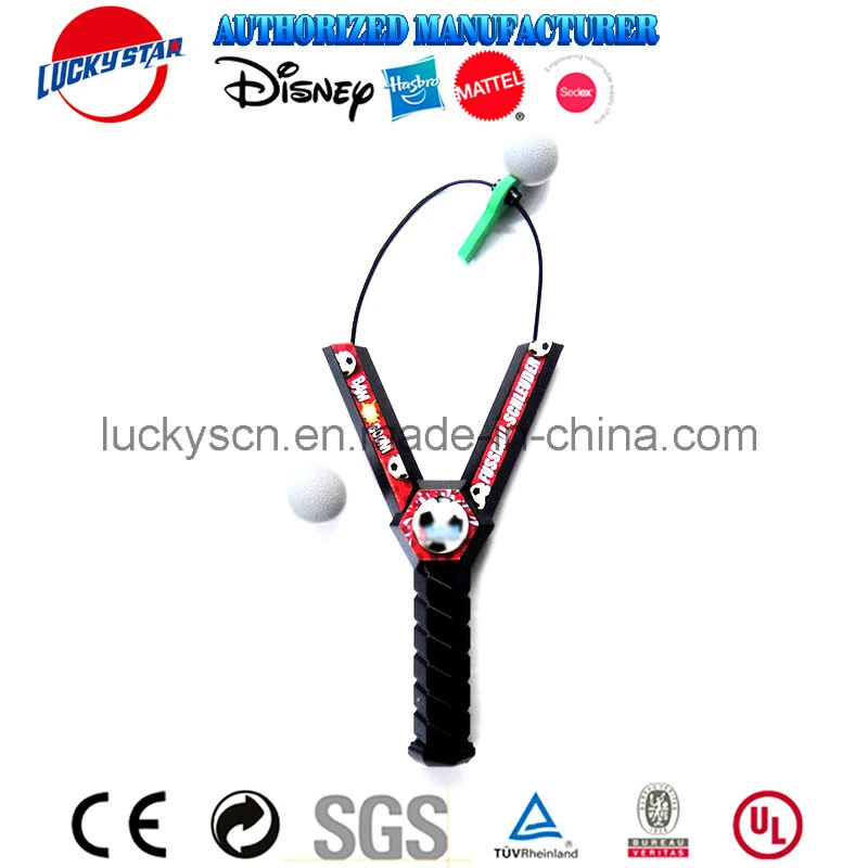 New Design Plastic Slingshot with Football Mark for Magazine Promotion