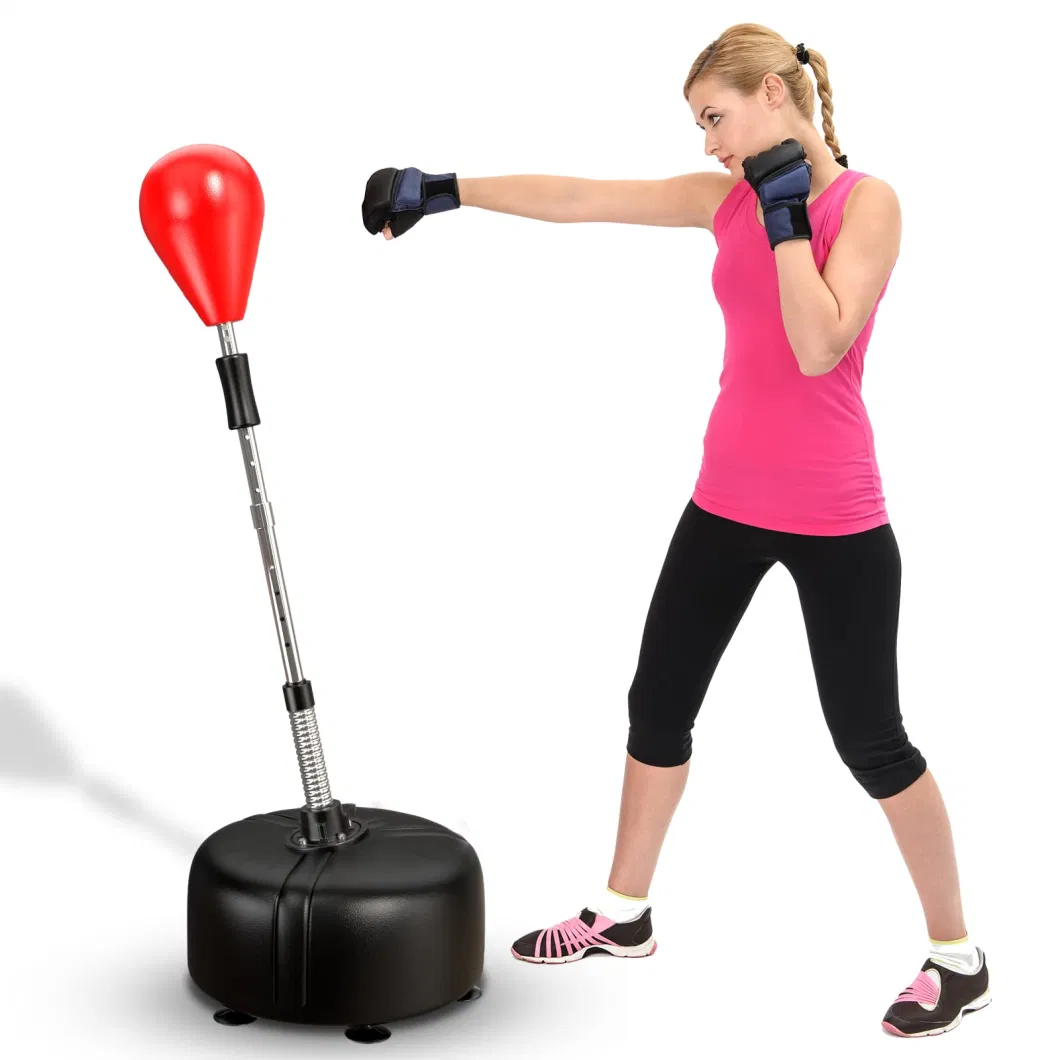 Amazon Hot Seling Home Fitness Training Adjustable Height Stand Speed Ball