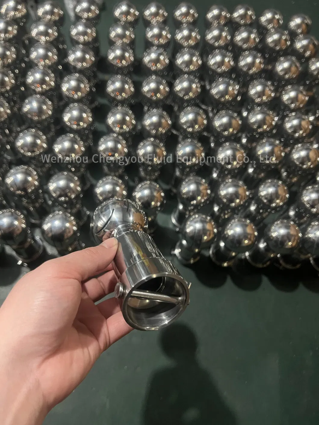 Sanitary Stainless Steel Threaded Rotary Cleaning Washing Ball Spray Ball 360&deg; Thread