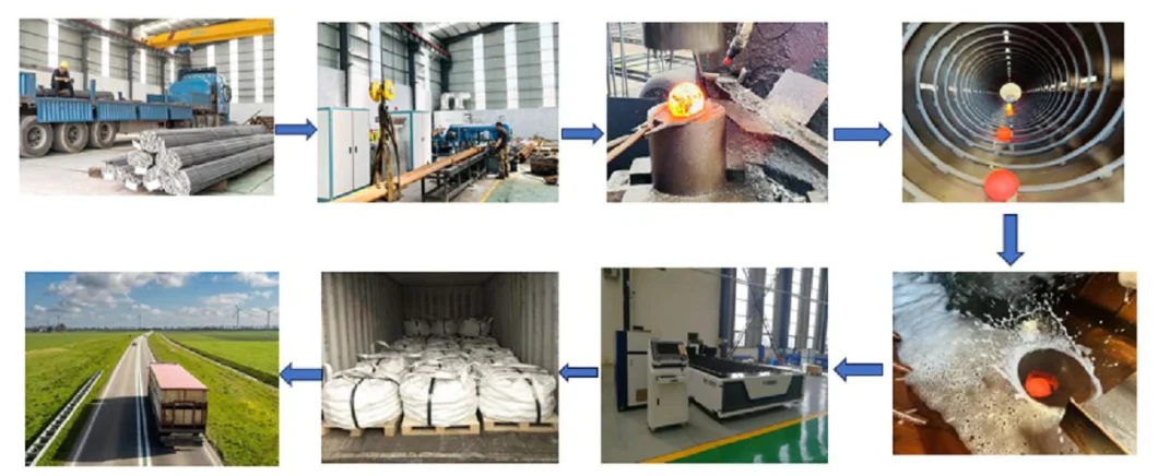 Small Diameter Permissible Deviation for Cement Plant Casting Hot Rolled Forged Grinding Steel Bearing Ball