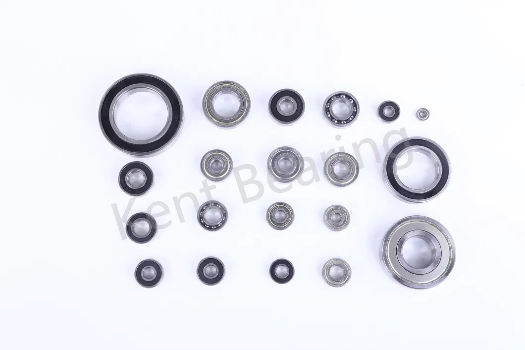 High Precision Low Noise Chrome Steel Deep Groove Ball Bearing 6010 Zz 2RS for Electric Motor