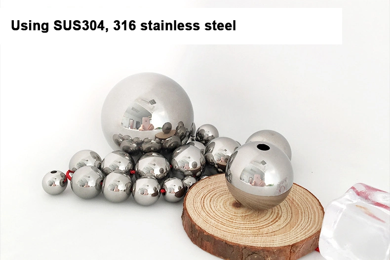 Solid Threaded Stainless Carbon Hollow Steel Ball with Hole