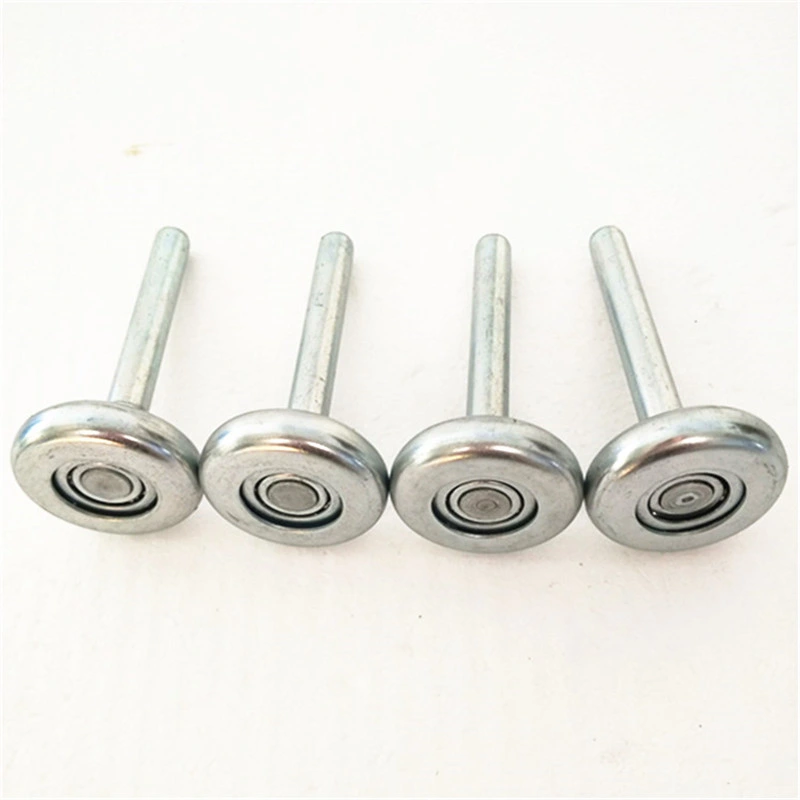 Slivery 10 Balls 46*105mm Steel Roller Belong Garage Door/Gate Hardware Accessories/Parts Pulley/Roller for Building Materials Door and Window Hardware