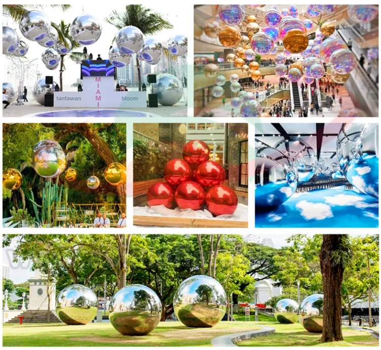 Factory Price Inflatable Mirror Balloon, Inflatable Stainless Steel Spheres for Advertising